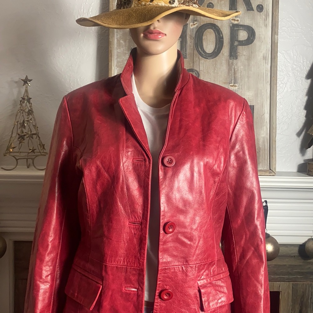 Gorgeous Vintage Uli Knight Leather Jacket